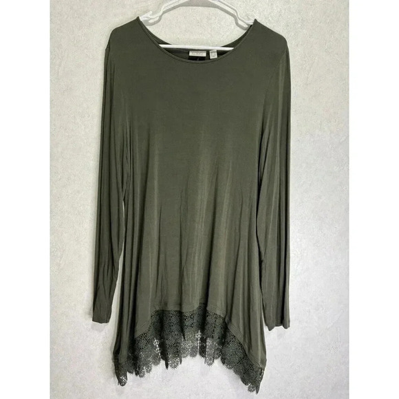 LOGO Lori Goldstein Flowy Tunic Blouse Top LARGE LOT OF 5 Lagenlook Boho Layer - Picture 6 of 16